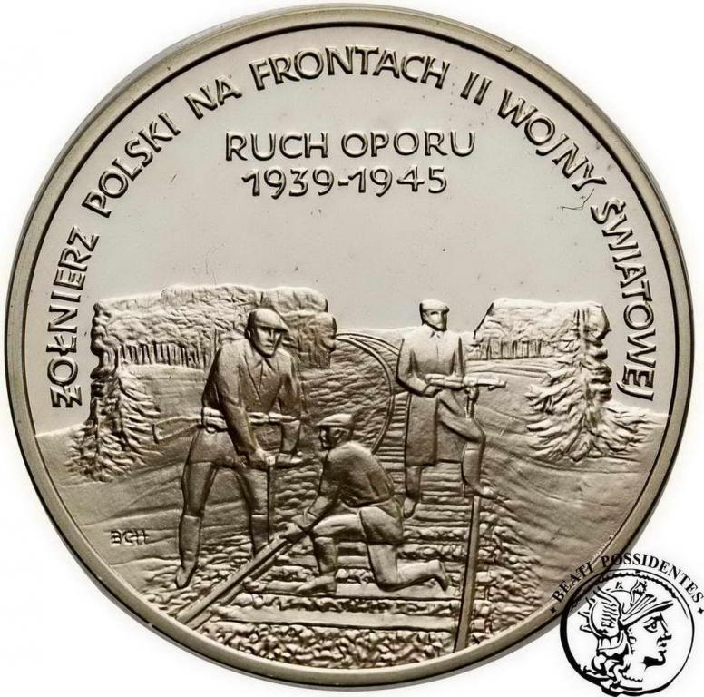 Polska III RP 200 000 złotych 1993 Ruch Oporu st L