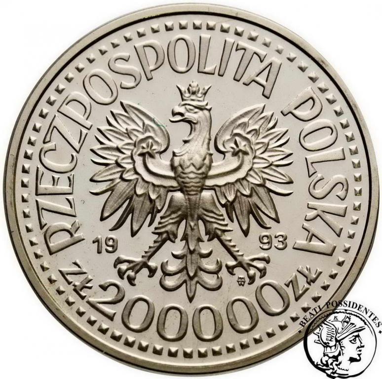 Polska III RP 200 000 złotych 1993 Ruch Oporu st L