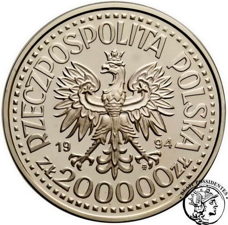 Polska III RP 200 000 zł 1994 Monte Cassino st.L