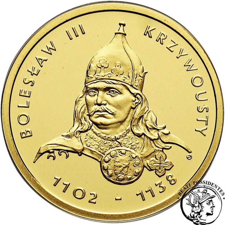 III RP 100 zł 2001 Bolesław III Krzywousty st.L