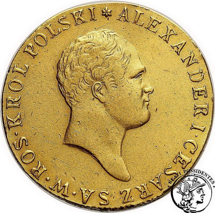 Polska Aleksander I 50 złotych 1818 IB st. 3