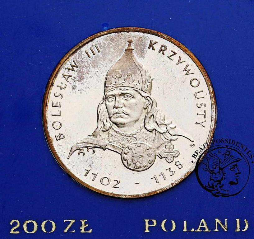 Polska PRL 200 złotych 1981 Krzywousty st. L/L-