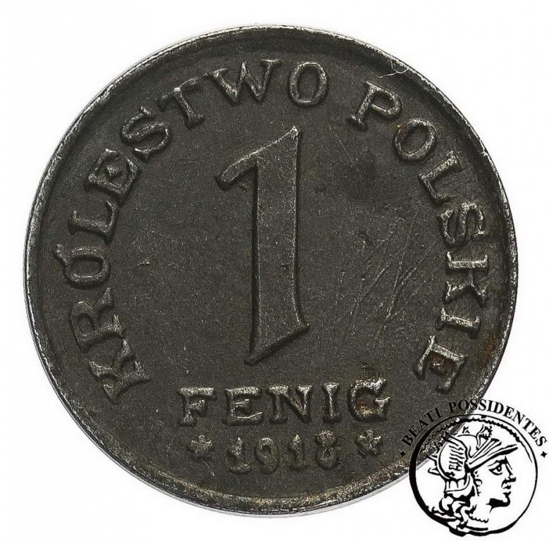 Królestwo Polskie 1 fenig 1918 PCGS MS63