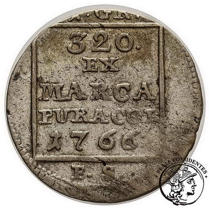 Polska St. A. Poniatowski grosz srebrny 1766 st.3