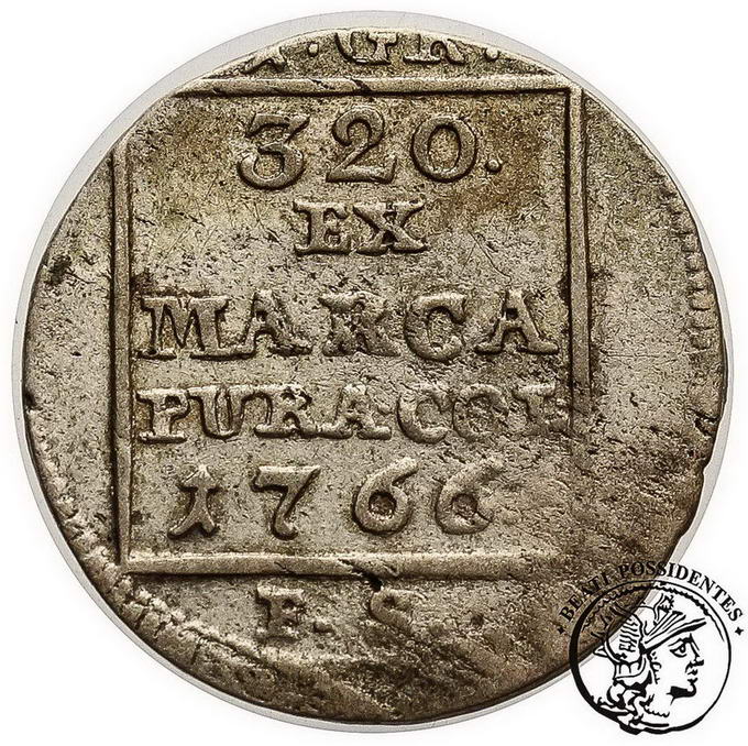Polska St. A. Poniatowski grosz srebrny 1766 st.3