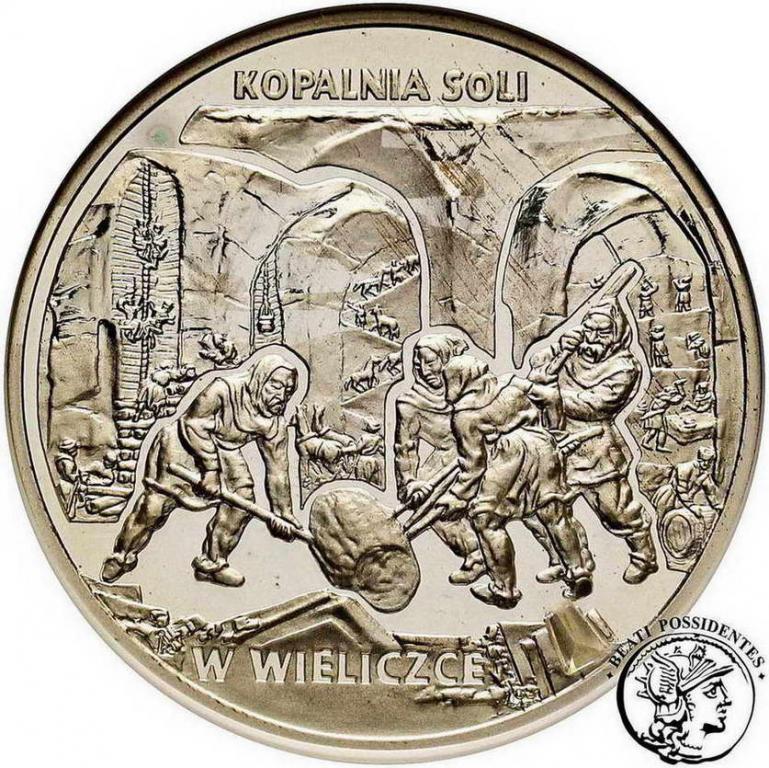 20 złotych 2001 Kopalnia soli Wieliczka PCG PR70
