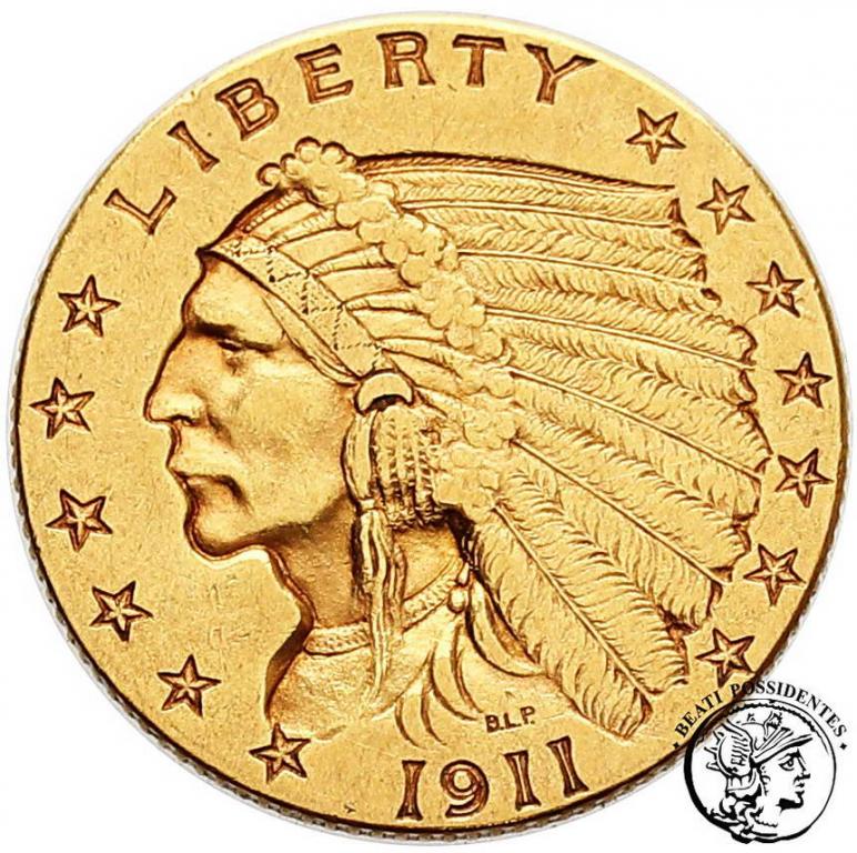 USA 2 1/2 dolara 1911 Philadelphia st.3