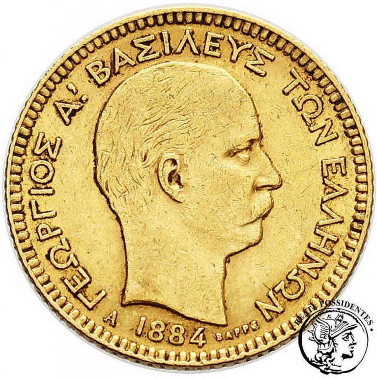 Grecja 20 drachm 1884 st.3