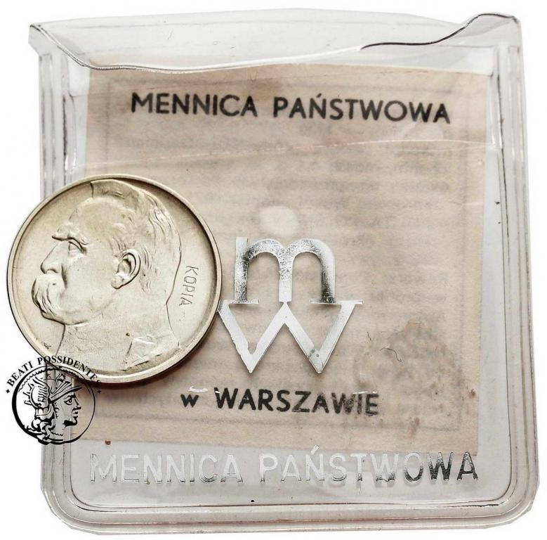 Polska KOPIA srebro 2 złote 1936 Piłsudski st.1