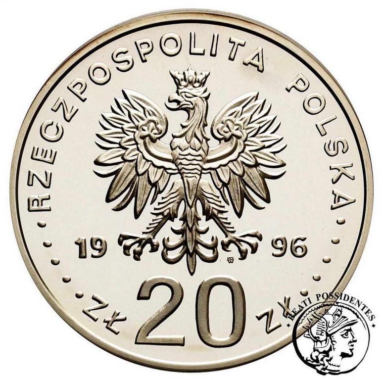 III RP 20 złotych 1996 stołeczność Warszawy st. L
