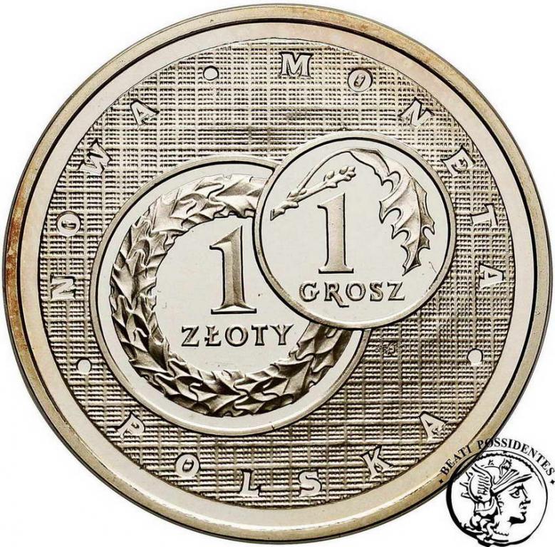 Polska Medal Złotogrosz srebro Ag.999 st. L-