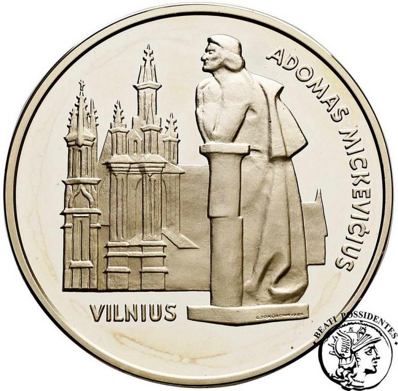 Polska medal Adam Mickiewicz Vilnius st.L/L-
