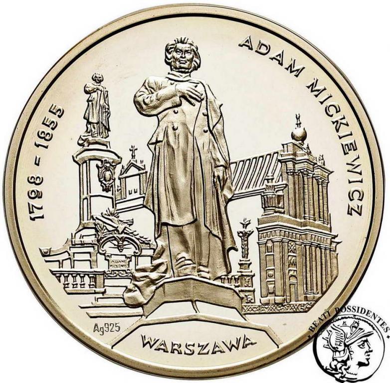 Polska medal Adam Mickiewicz Vilnius st.L/L-