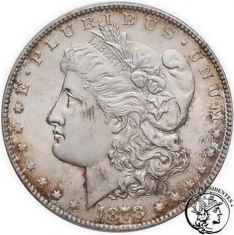 USA 1 dolar 1878 S- San Francisco PCGS MS62