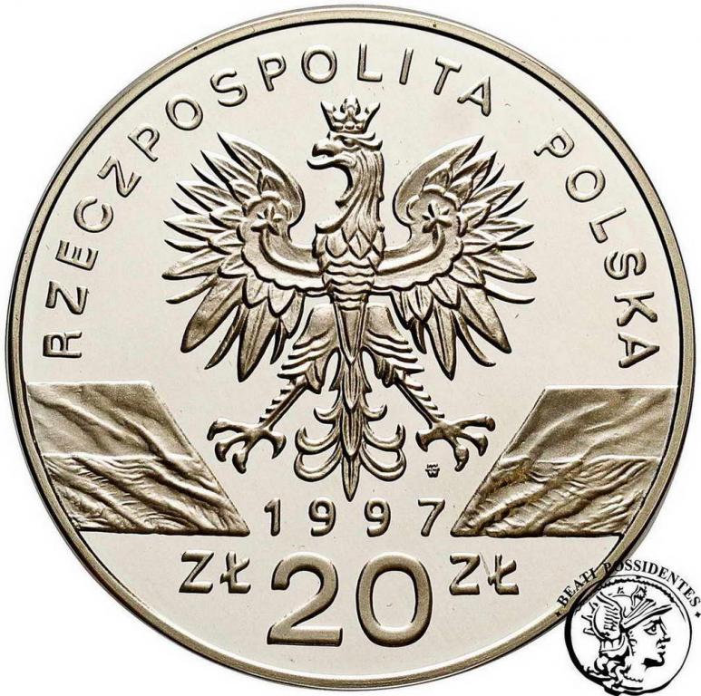 Polska III RP 20 złotych 1997 jelonek rogacz st.L