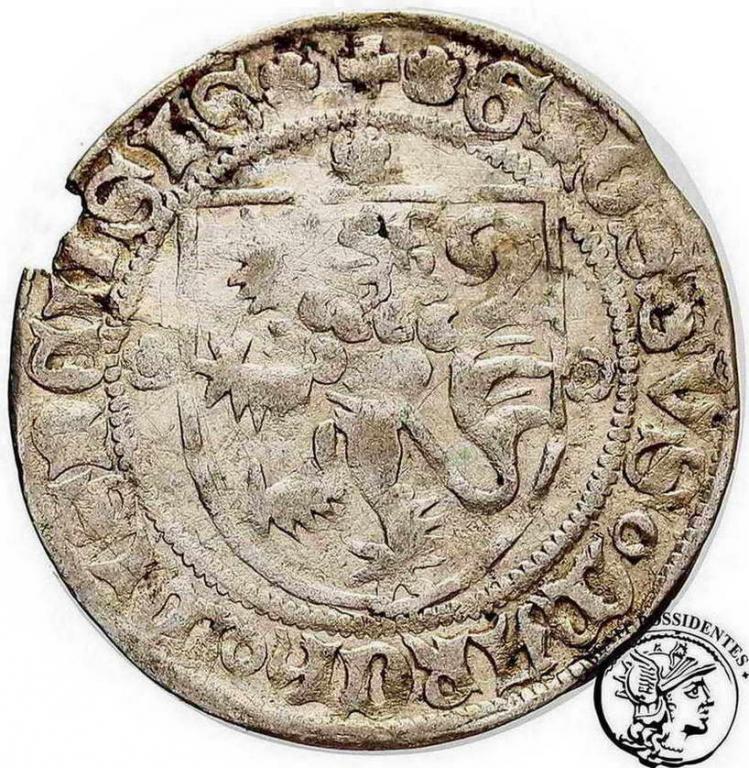Niemcy Saksonia grosz miśnieński 1409-1412 st.3-/4