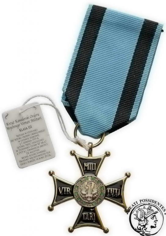Kopia Krzyża Kawalerskiego Orderu Virtuti Militari