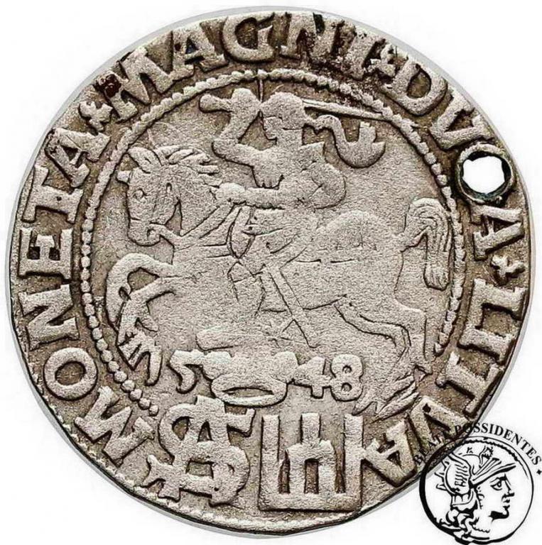 Polska Zygmunt II August grosz 1548 st. 3