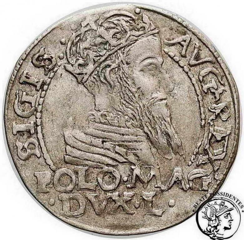 Polska Zygmunt II August grosz 1566 st. 3+