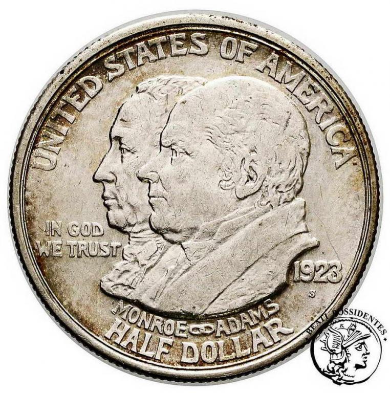 USA 1/2 dolara 1923 S Monroe doctrine st.2-