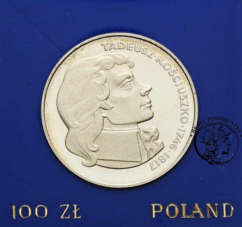 Polska PRL 100 złotych Tadeusz Kościuszko st.L