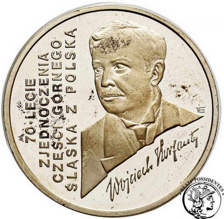 Polska III RP 100 000 złotych 1992 Korfanty st.L-