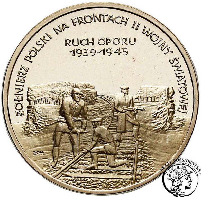 Polska III RP 200 000 zł 1993 Ruch Oporu st.L