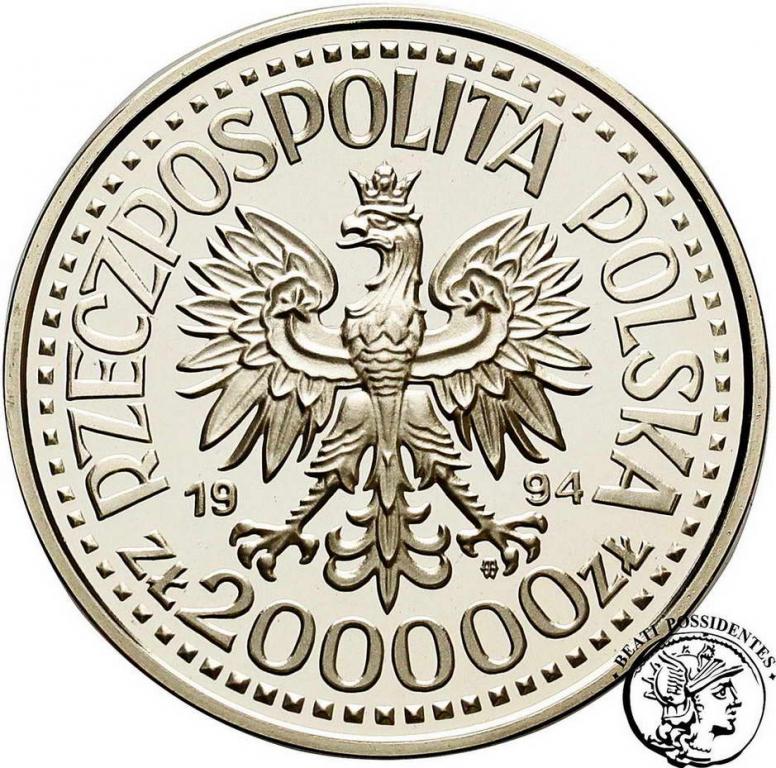 Polska 200 000 zł 1994 Związek Inwalidów st.L