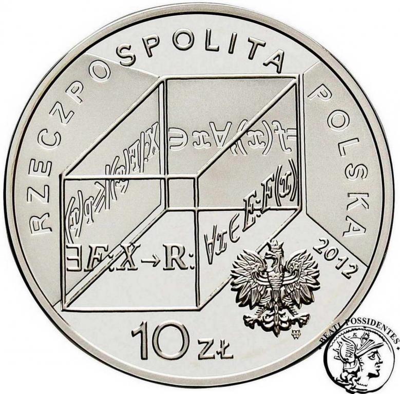 Polska III RP 10 złotych 2012 Stefan Banach st.L
