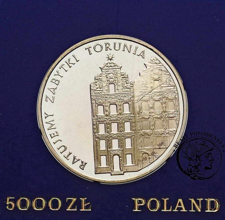 Polska PRL 500 złotych 1989 Zabytki Torunia st.L