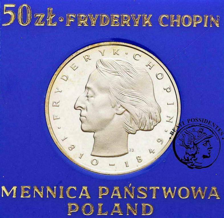 Polska PRL 50 złotych 1972 Chopin st. L