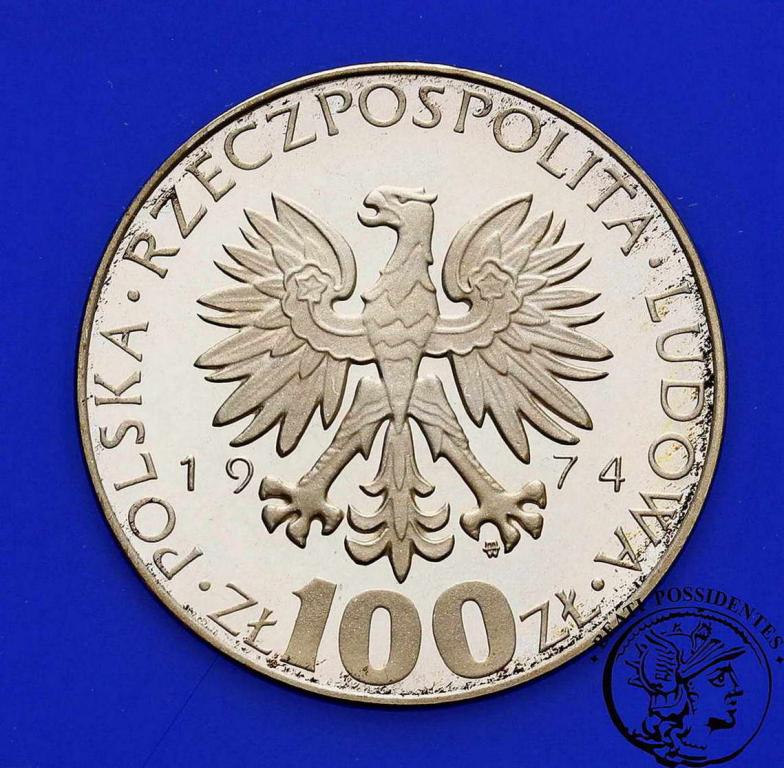 Polska 100 złotych 1974 Skłodowska Curie st.L-