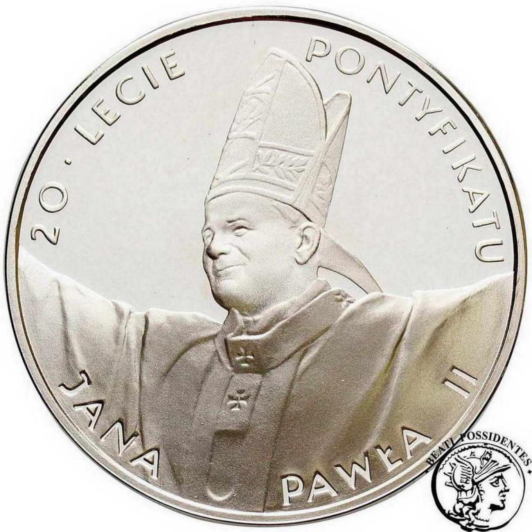 Polska III RP 10 zł 1998 20-lecie Pontyfikatu st.L