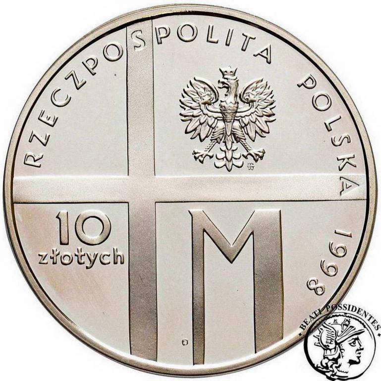 Polska III RP 10 zł 1998 20-lecie Pontyfikatu st.L