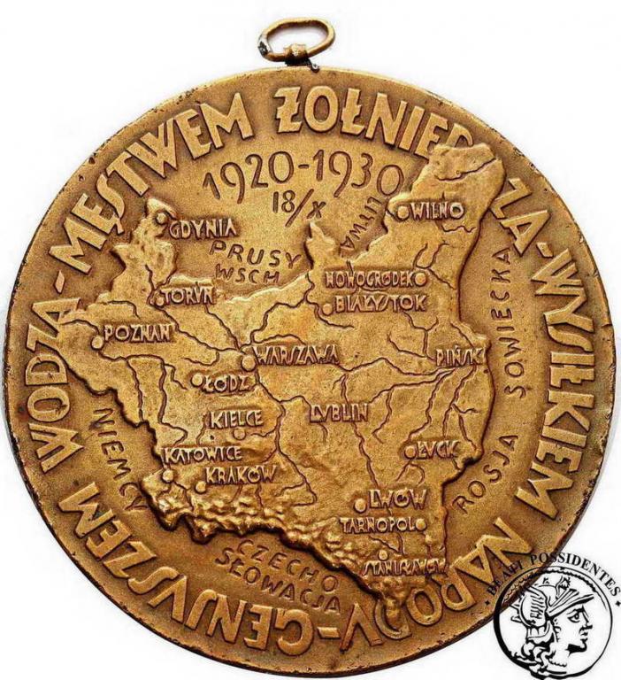 Polska Medal 1930 Piłsudski st. 3/3-