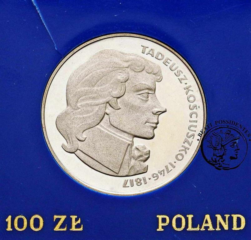 PRL 100 złotych 1976 Tadeusz Kościuszko st.L-