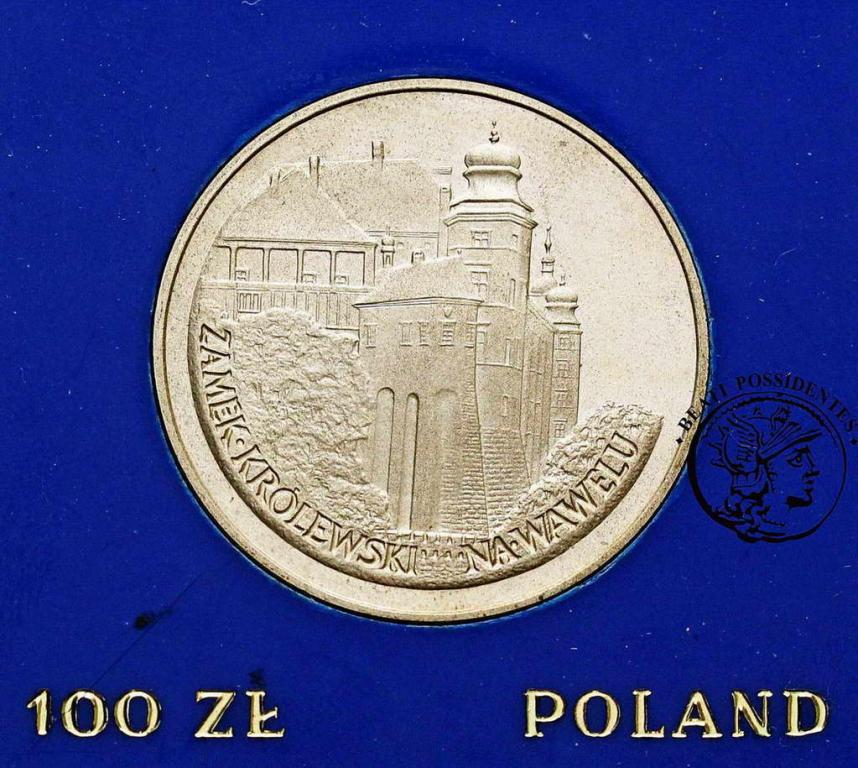 Polska PRL 100 złotych 1977 Zamek na Wawelu stL/L-