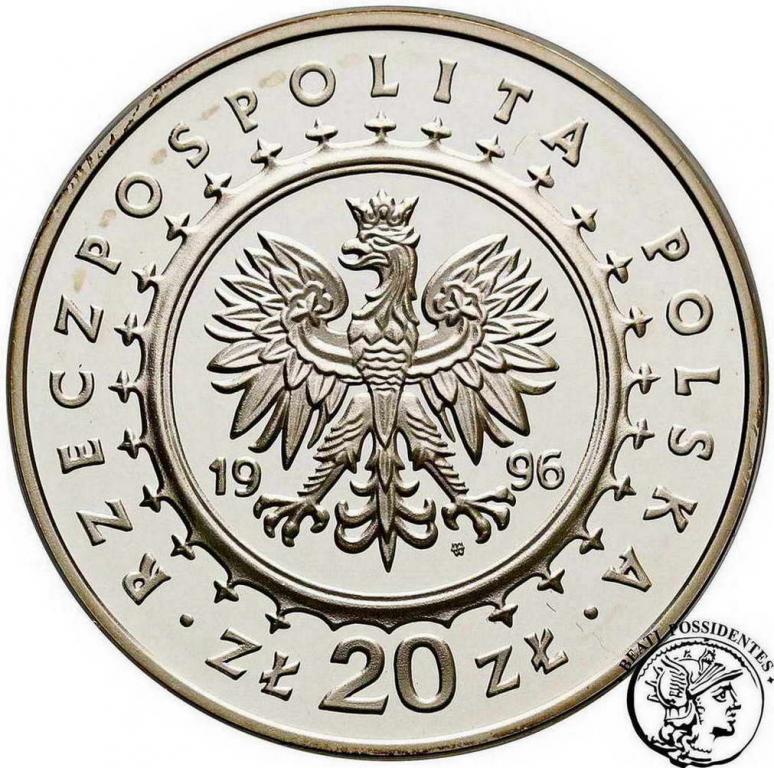 Polska III RP 20 złotych 1996 Lidzbark Warm. st.L