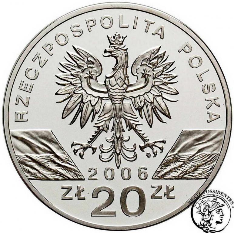 Polska III RP 20 złotych 2006 świstak st.L