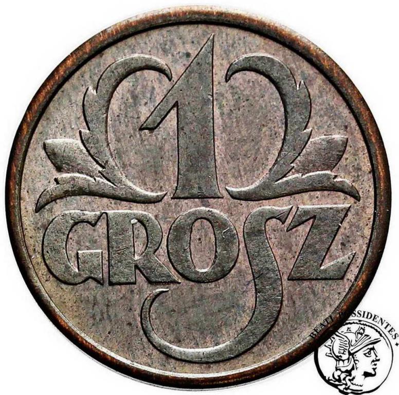 Polska II RP 1 grosz 1930 st. 2+