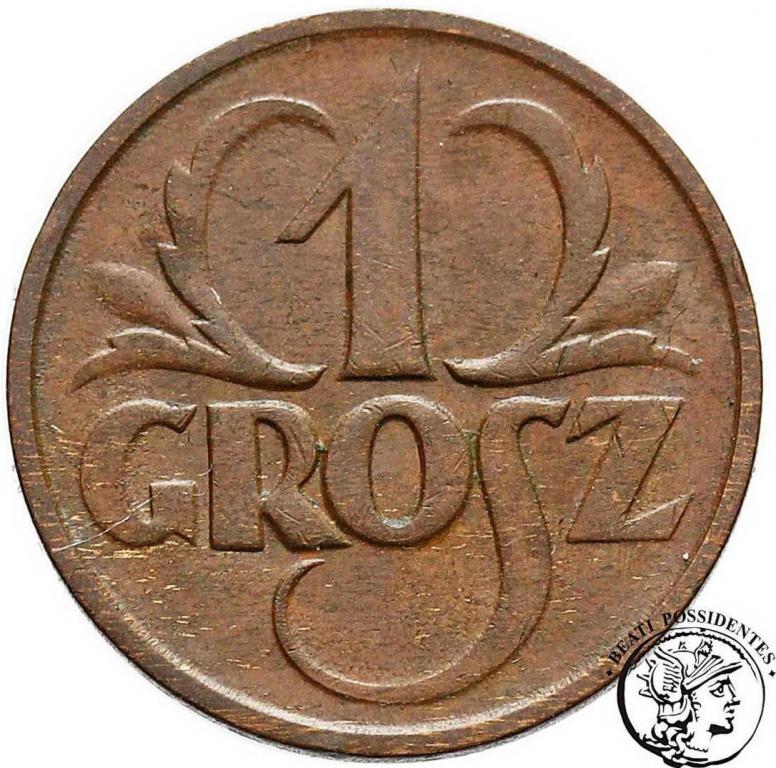 Polska II RP 1 grosz 1927 st. 2