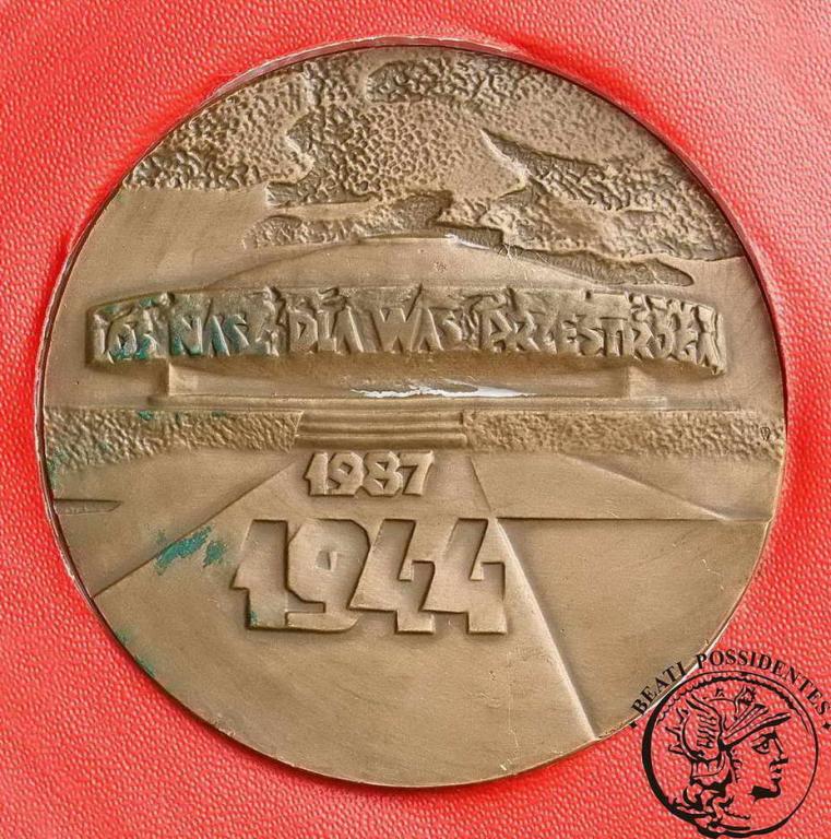 Polska Jan Paweł II medal M.W. 1987 Majdanek st. 1