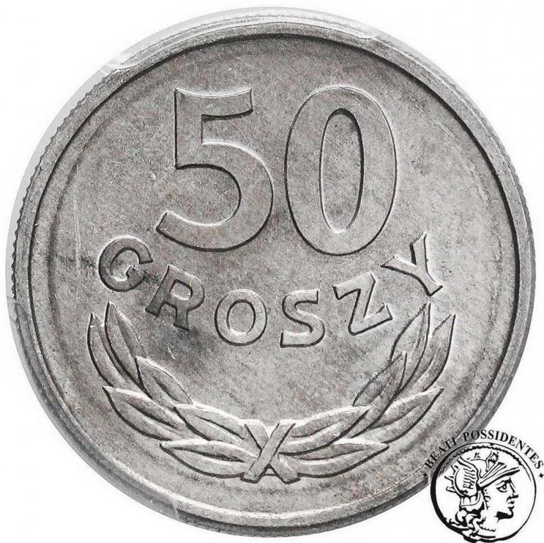 Polska PRL 50 groszy 1968 PCGS MS64