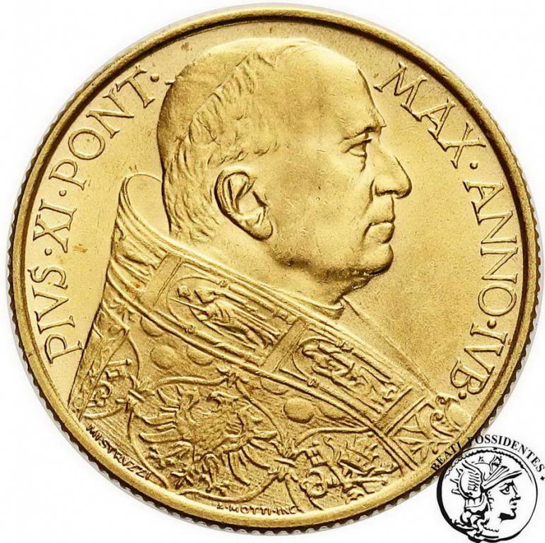 Watykan 100 Lire 1933 / 34 Pius XI st. 1-