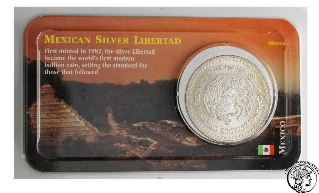 Meksyk 1 uncja czystego srebra 1994 st. 1