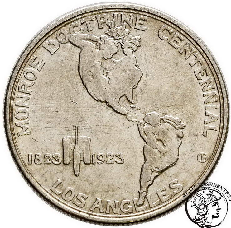 USA 1/2 dolara 1923 Monroe doctrine st.3