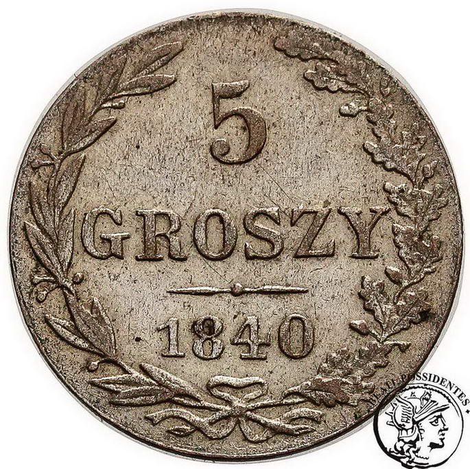 Polska 5 groszy 1840 st.2