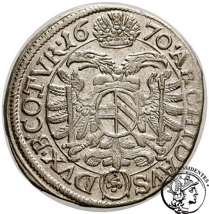 Austria 3 krajcary 1670 st. 2+