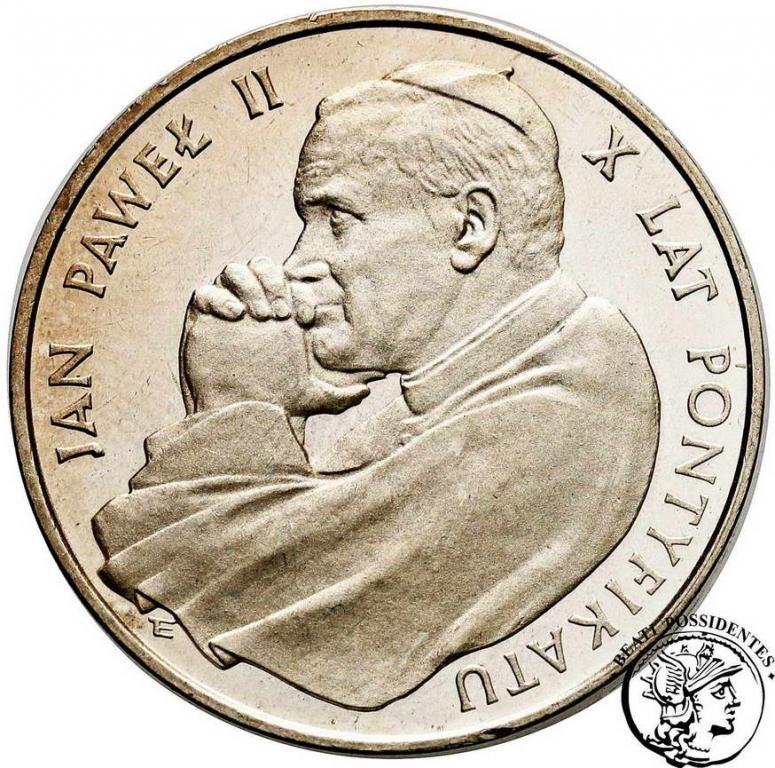 Polska 10 000 złotych 1988 Jan Paweł II st.L-