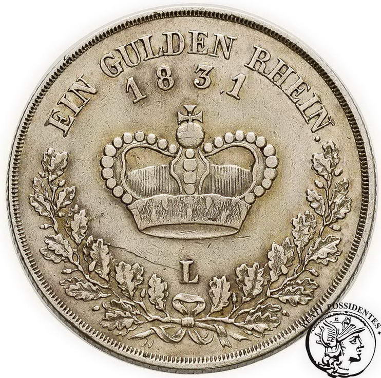 Niemcy Sachsen Meiningen Gulden 1831 st. 3